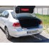 Накладка на задний бампер (carbon) VW Passat B7 бренд – Alu-Frost (Польша) дополнительное фото – 2